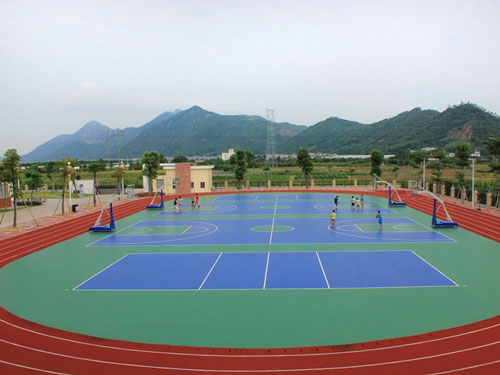 贵阳塑胶篮球场